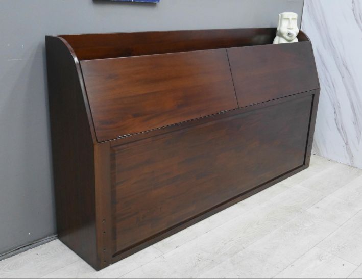 二手 床頭櫃 瑪荷尼 桃花心木 雙人加大6尺 床頭箱 