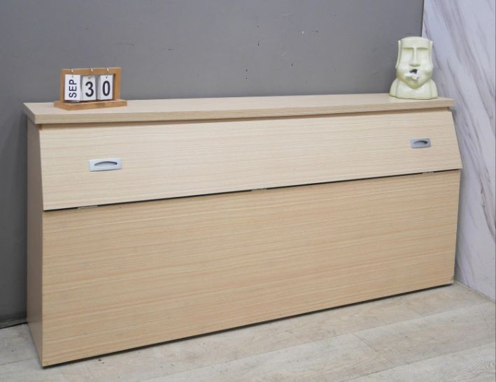 二手 床頭箱 白橡色 5尺 雙人 床頭櫃 矮櫃 置物櫃 