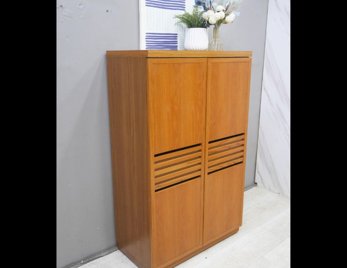 二手 鞋櫥 柚木色 80公分 鞋櫃 玄關櫃 置物櫃 