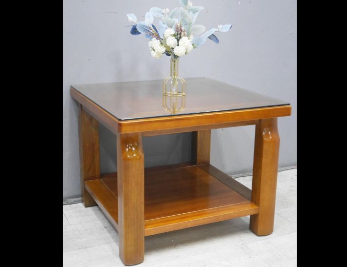 二手 樟木色實木 72公分 沙發桌 茶几 矮桌 置物桌 