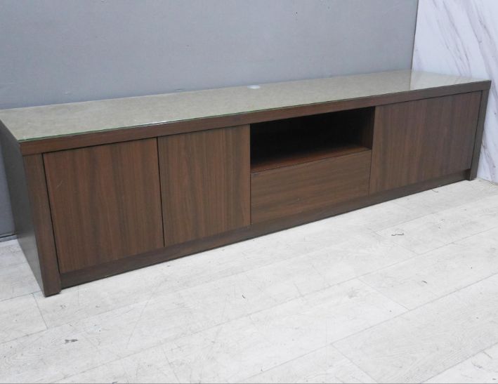 二手 TV櫃 胡桃色 7尺 電視櫃 客廳櫃 矮櫃 置物櫃 