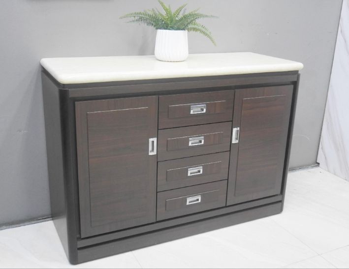 二手 餐櫃 胡桃色 4尺石面 電器櫃 櫥櫃 廚櫃 收納