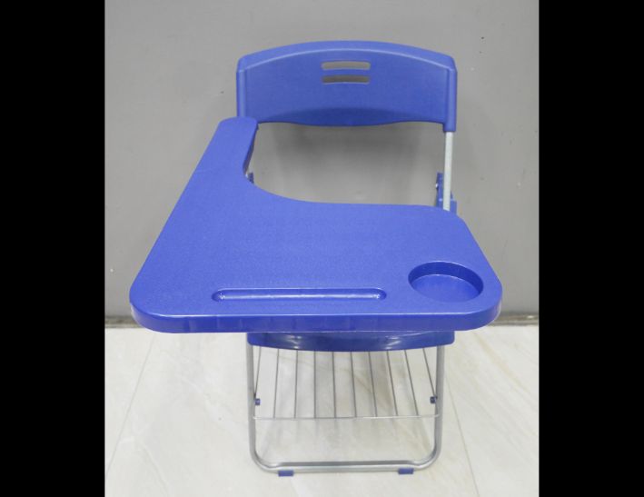 二手 大學椅 藍色 塑鋼 折疊椅 會議椅 學生椅