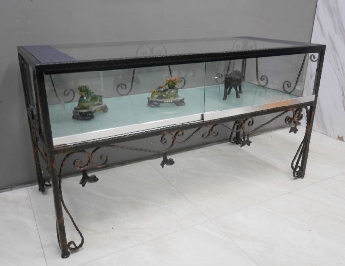 二手 平面展示櫃 歐式鍛造 5尺 玻璃櫃 精品櫃 手機櫃 樣品櫃