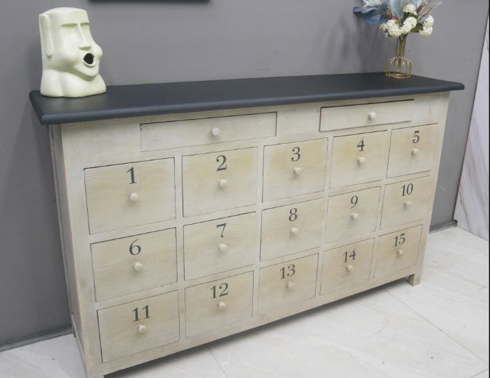 二手 鄉村風 5尺 抽屜櫃 收納櫃 斗櫃 矮櫃 長櫃