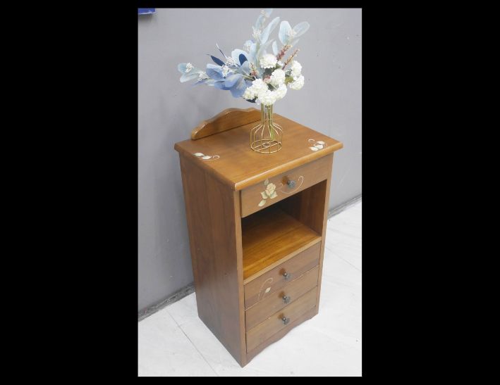 二手 鄉村風實木 41公分 邊櫃 矮櫃 櫥櫃 收納櫃