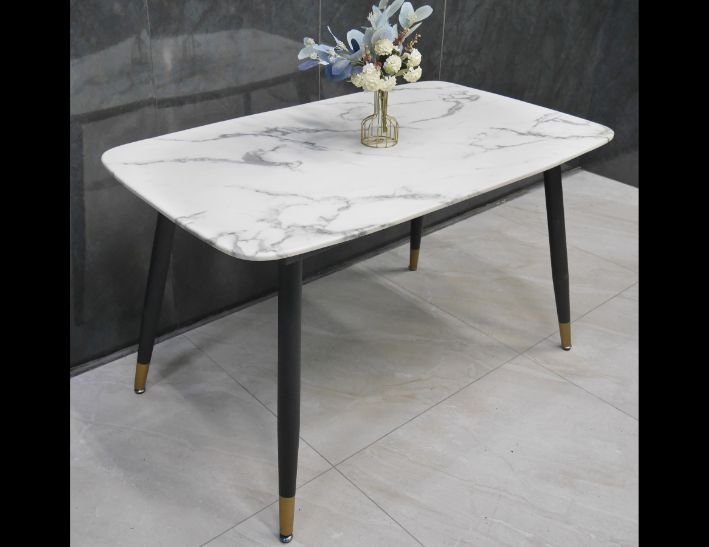 二手 咖啡桌 人造石面 130公分 餐桌 接待桌 會客桌