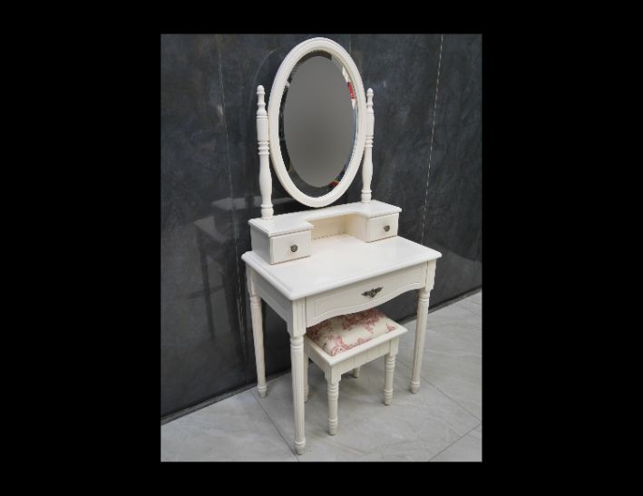 二手 鏡台 白色 75公分 化妝桌 梳妝台 化妝台