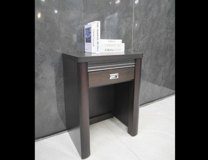 二手 胡桃色 57公分 單抽 書桌 邊桌 鏡台桌 置物桌