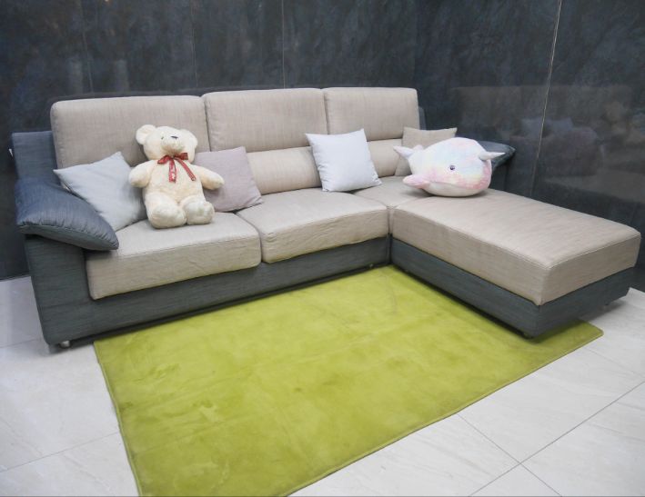 二手 坐又銘 285公分 L型沙發 布沙發 客廳沙發