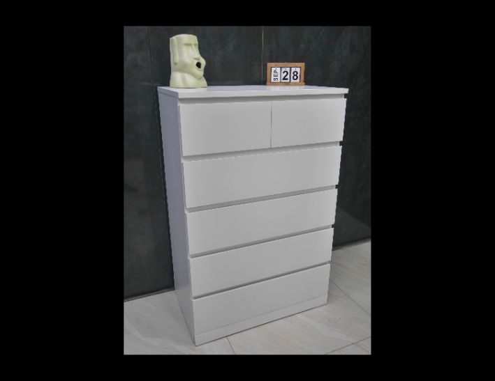 二手 斗櫃 白色 81公分 抽屜櫃 置物櫃 儲物櫃 櫥櫃