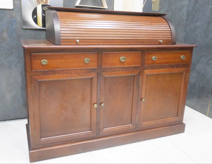 二手 美式實木 5尺 餐櫃 電器櫃 櫥櫃 置物櫃 收納櫃