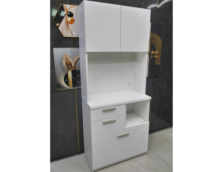 二手 鋼烤白 80公分 高餐櫃 電器櫃 櫥櫃 廚櫃 