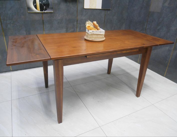 二手 餐桌 柚木色 伸縮餐桌 咖啡桌 會客桌 接待桌