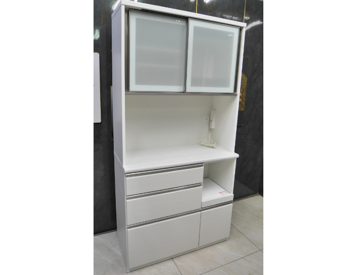 二手 電器櫃 白色 101公分 餐邊櫃 廚櫃 櫥櫃