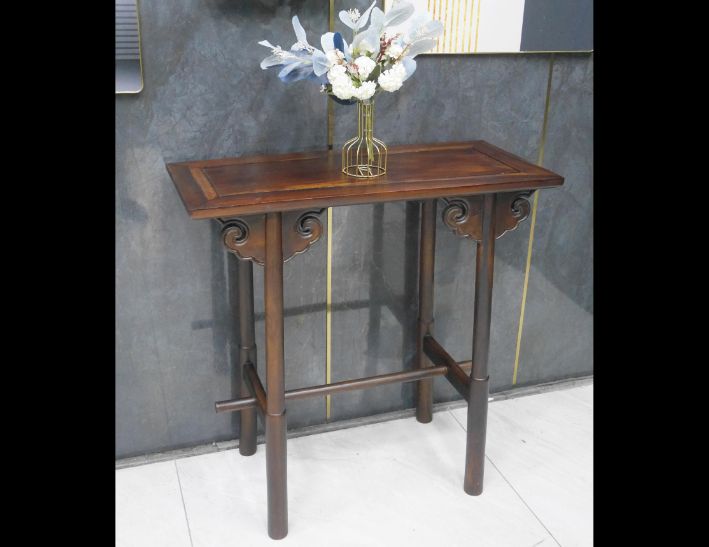 二手 玄關桌 仿古實木 81公分 長桌 擺飾桌 花架