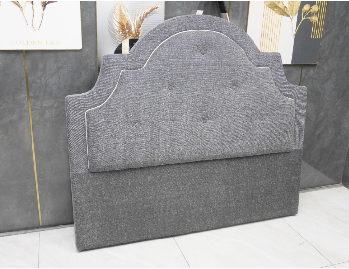 二手 床頭片 灰色 5尺 床頭板 床頭櫃 邊櫃 置物櫃 