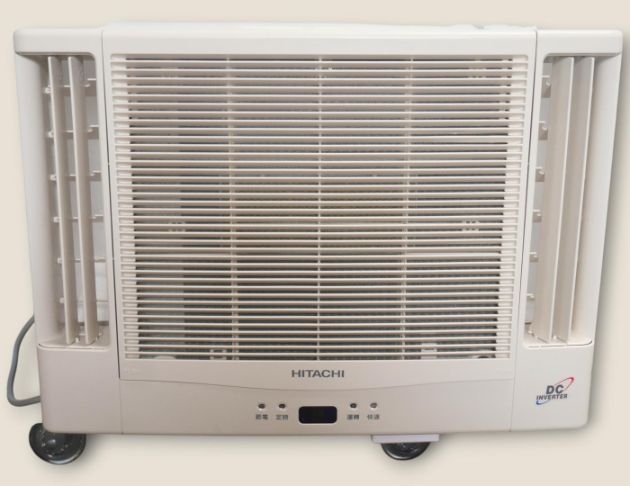 二手 日立 一級變頻冷暖雙吹 2.5KW 窗型冷氣 2021年