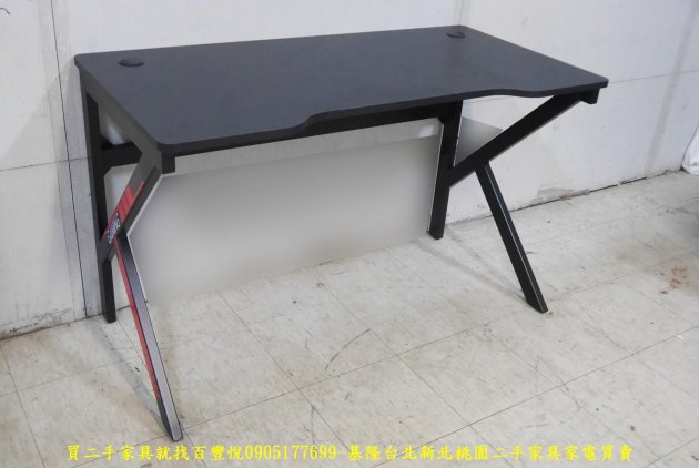 限量新品 黑色 人體工學 書桌 電腦桌 辦公桌 工作桌 寫字桌 學生桌 3