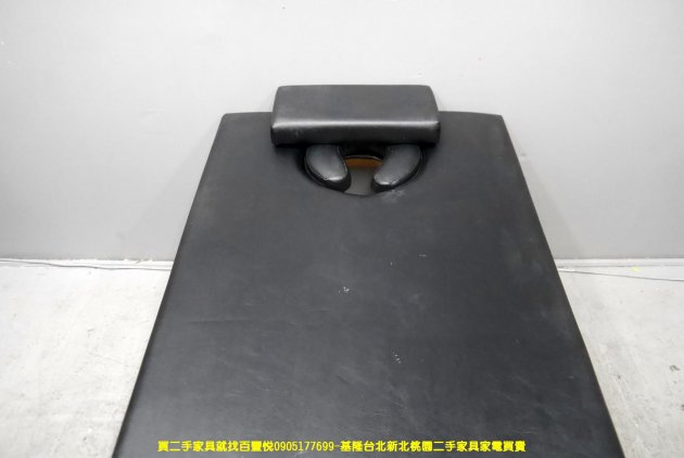 二手美容床 黑色 按摩床 指壓床 油壓床 整復床 床架 紓壓床 2
