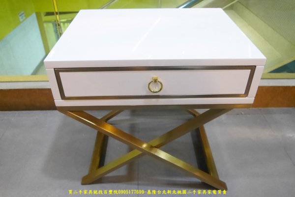 限量新品鋼琴烤漆白50公分單抽床邊櫃 矮櫃 房間櫃 床頭櫃 置物櫃 收納櫃